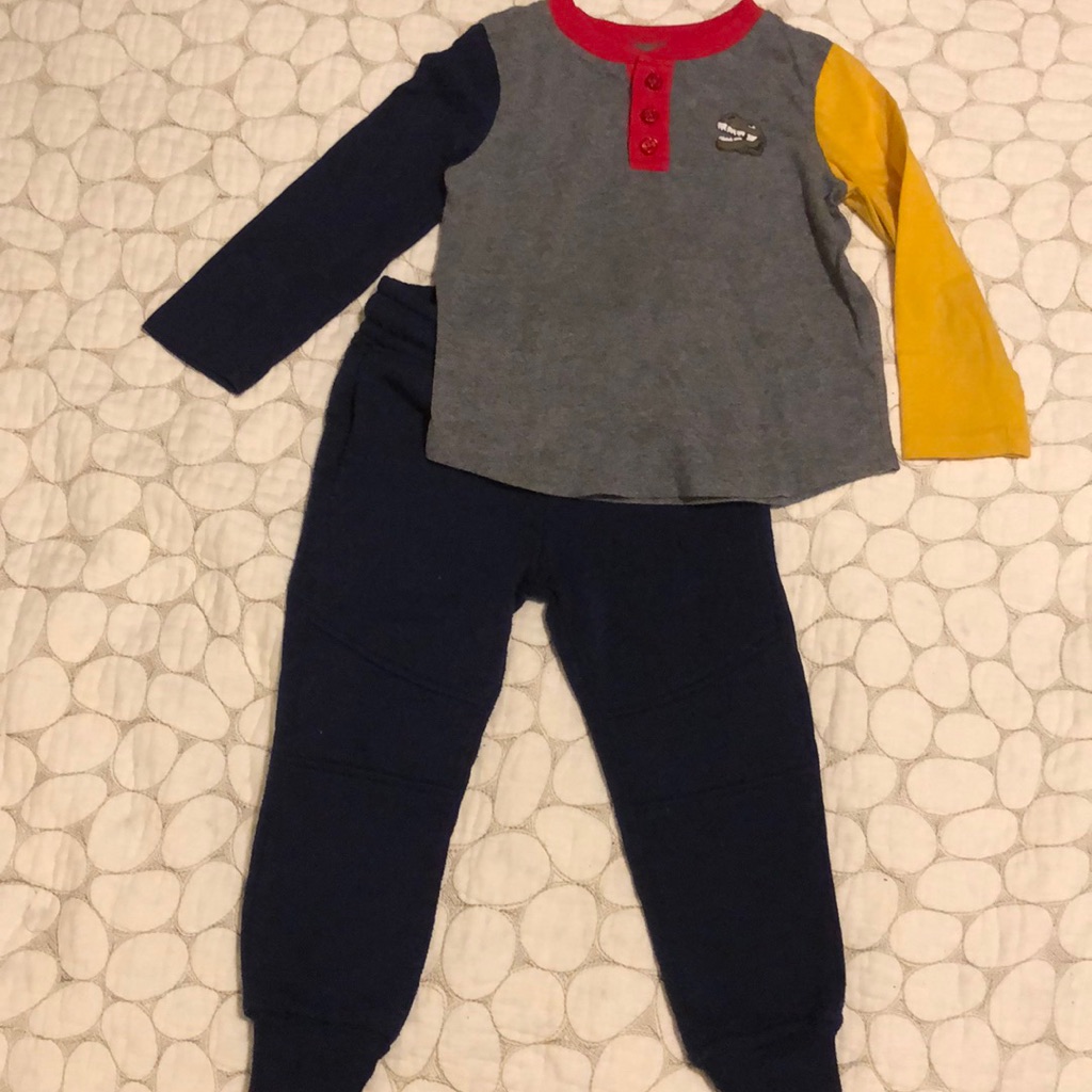 Epic Threads Boys Longsleeve TShirt  Sweats Set